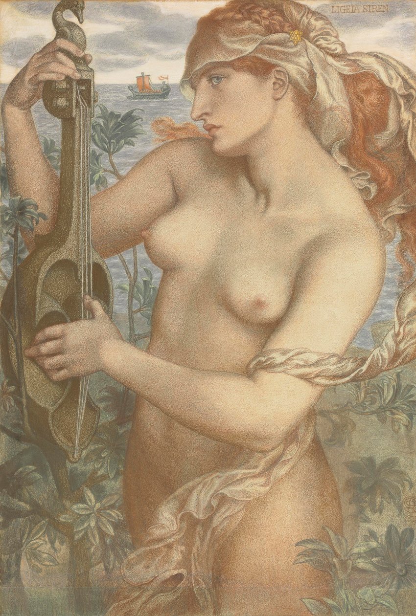 Ligeia Sirena da Dante Gabriel Charles Rossetti