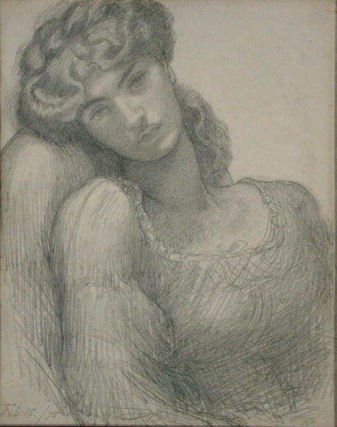 Mrs Morris (1839-1914) da Dante Gabriel Charles Rossetti