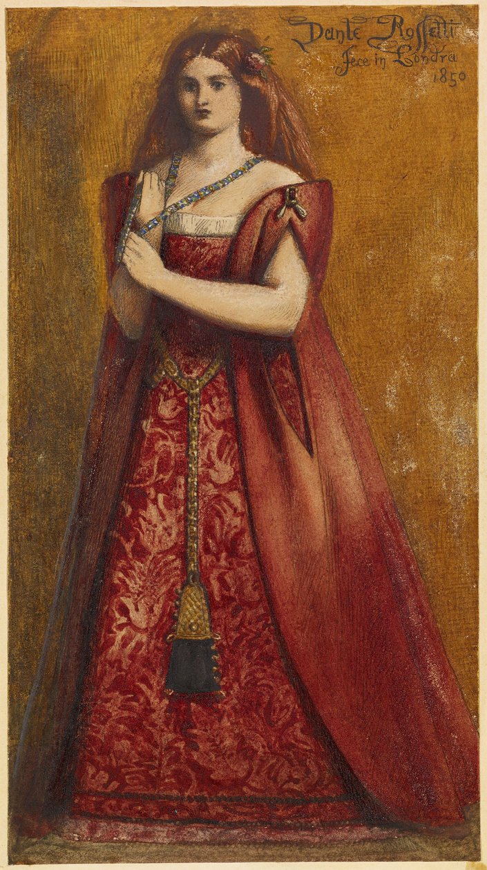 Rosso Vestita da Dante Gabriel Charles Rossetti