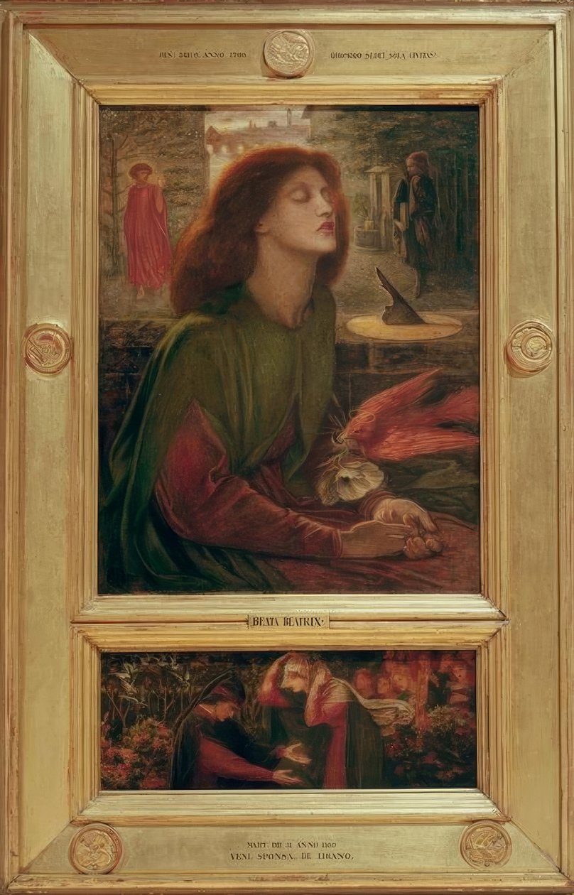 Beata Beatrice da Dante Gabriel Charles Rossetti