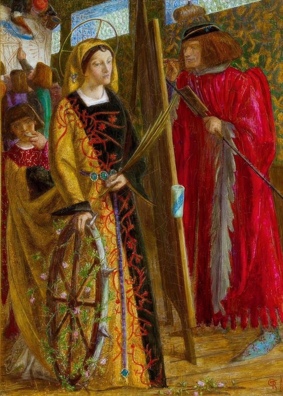 Santa Caterina da Dante Gabriel Charles Rossetti