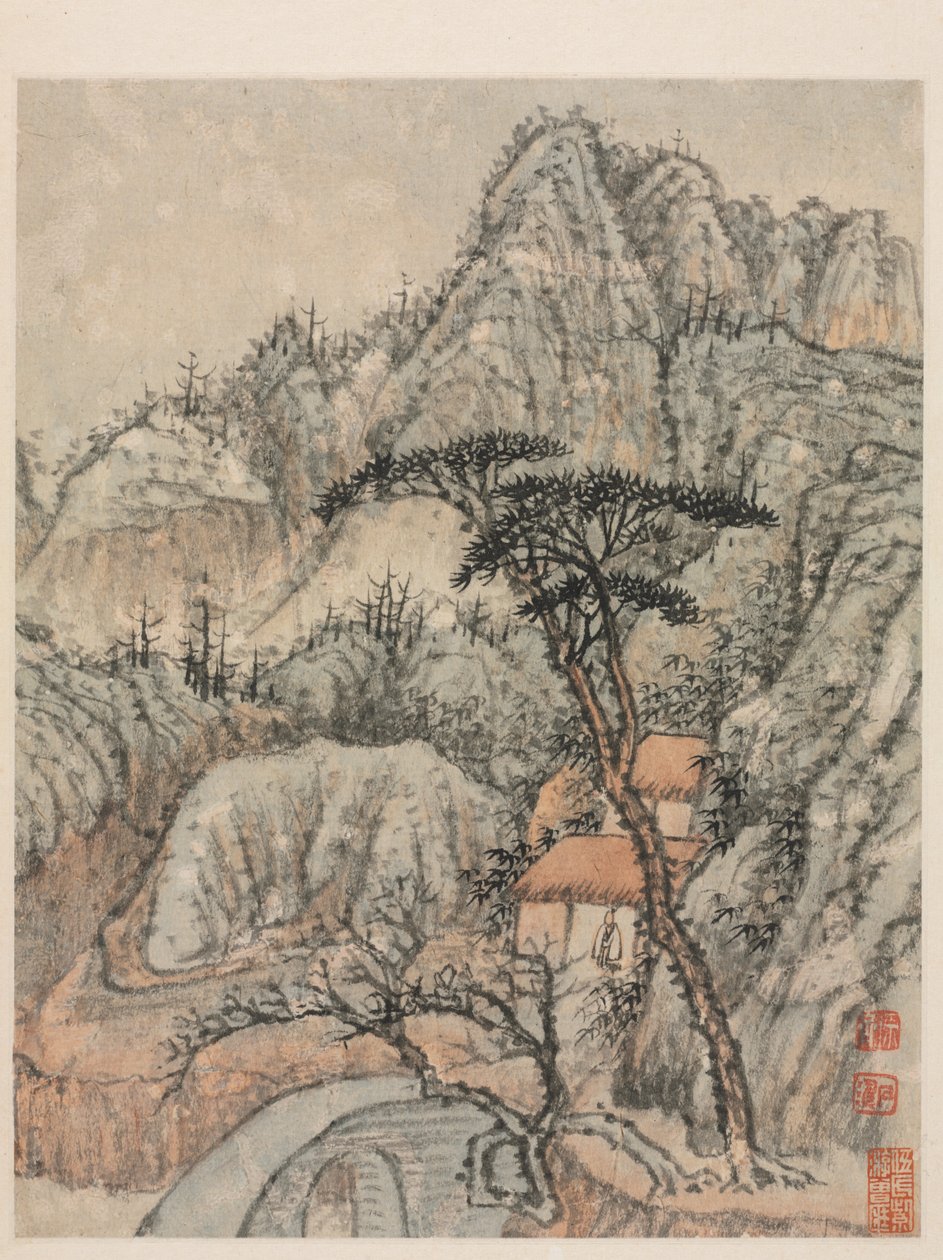 Ricordi del fiume Qinhuai, Dinastia Qing da Daoji Shitao