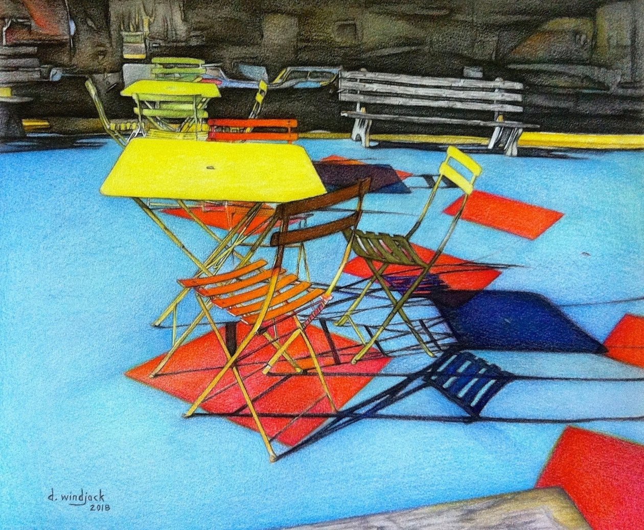 Sedie da Patio, 2018 da Darrell Windjack