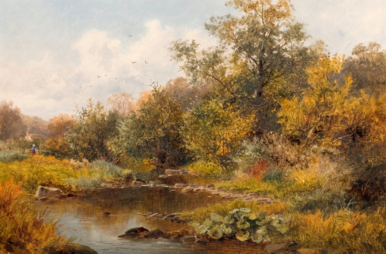 Ruscello a Old Storridge, Worcestershire, 1879 da David Bates