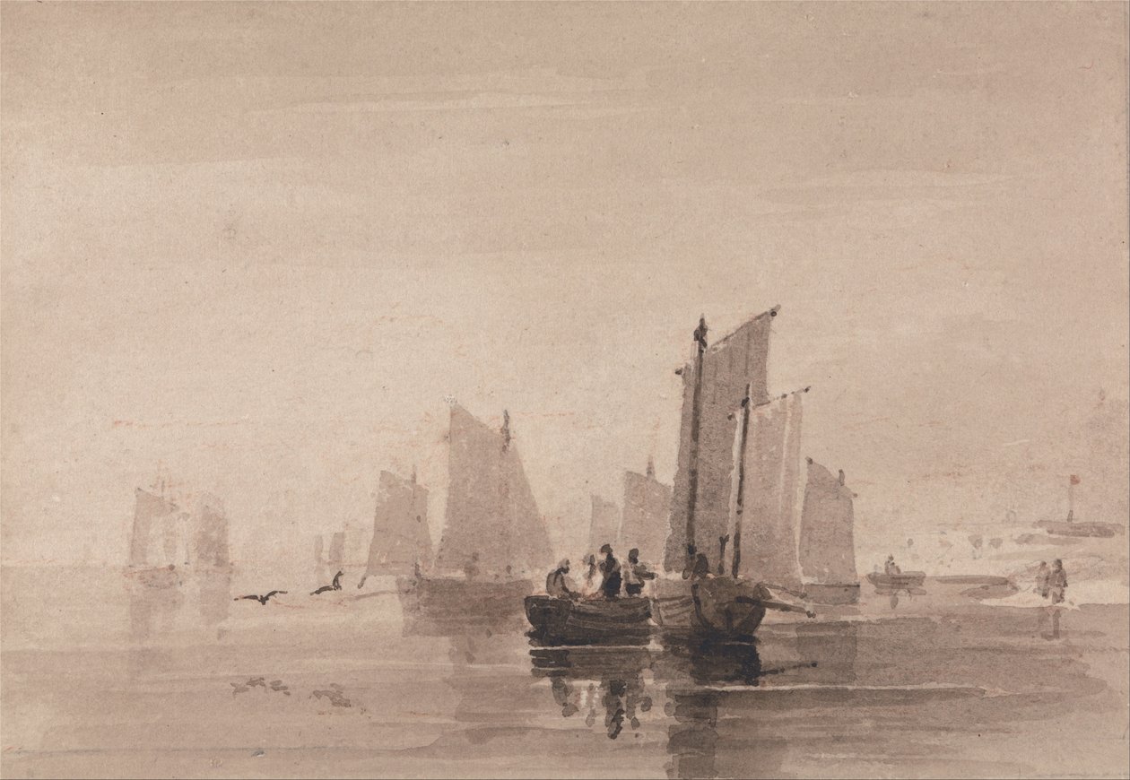 Pesca al largo di Hastings da David Cox