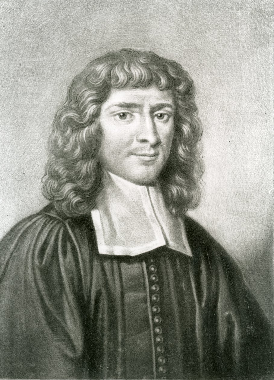 Ritratto del Dr Isaac Barrow (1630-77) inciso da Richard Earlom (1743-1822) da 