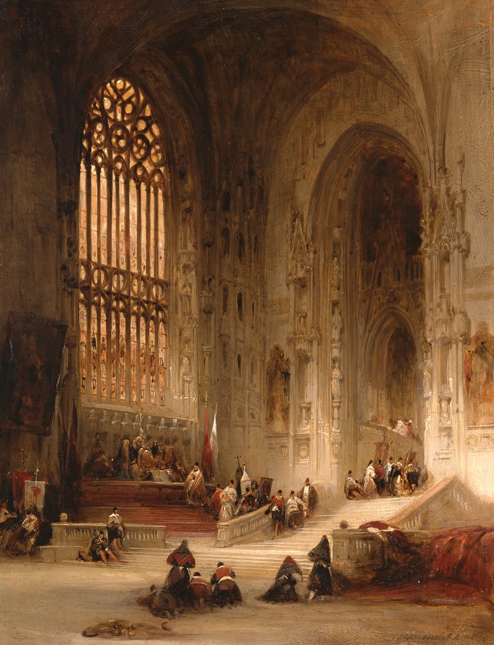 Cattedrale di Burgos, 1838 da David Roberts