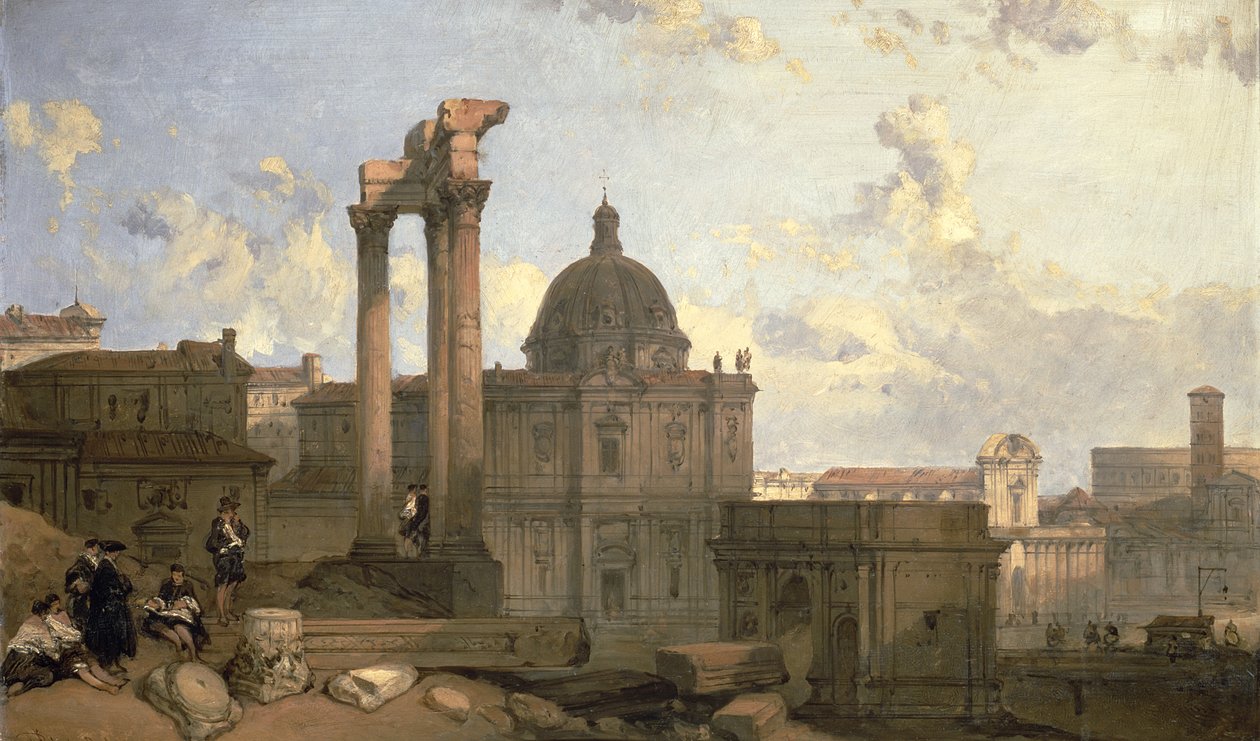 Rovine del Foro Romano, 1859 da David Roberts
