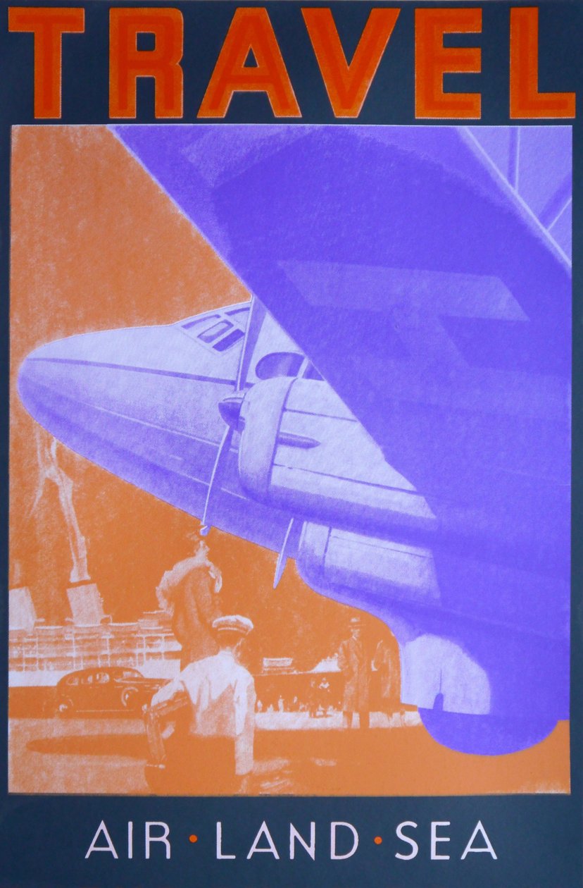 Viaggio: Aria, Terra, Mare (Arancione) da David Studwell