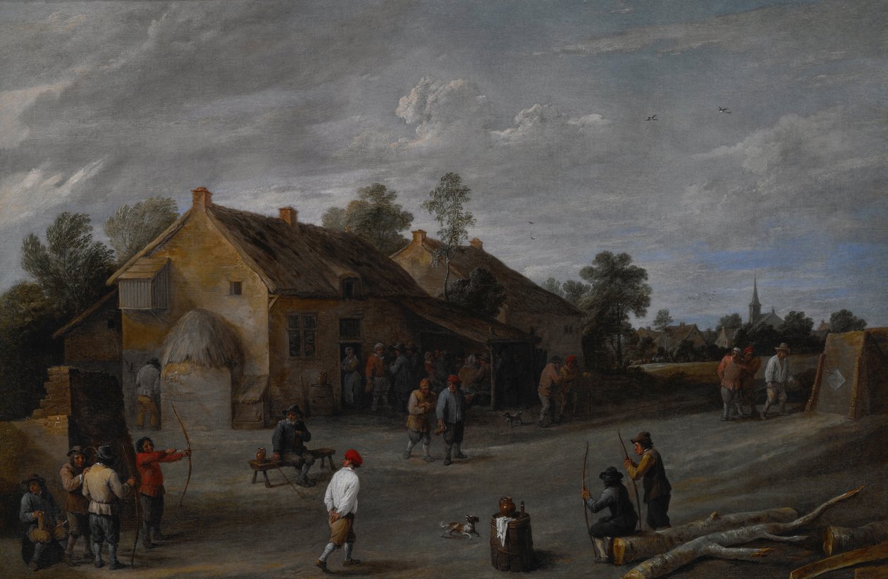 Gli arcieri da David Teniers the Younger