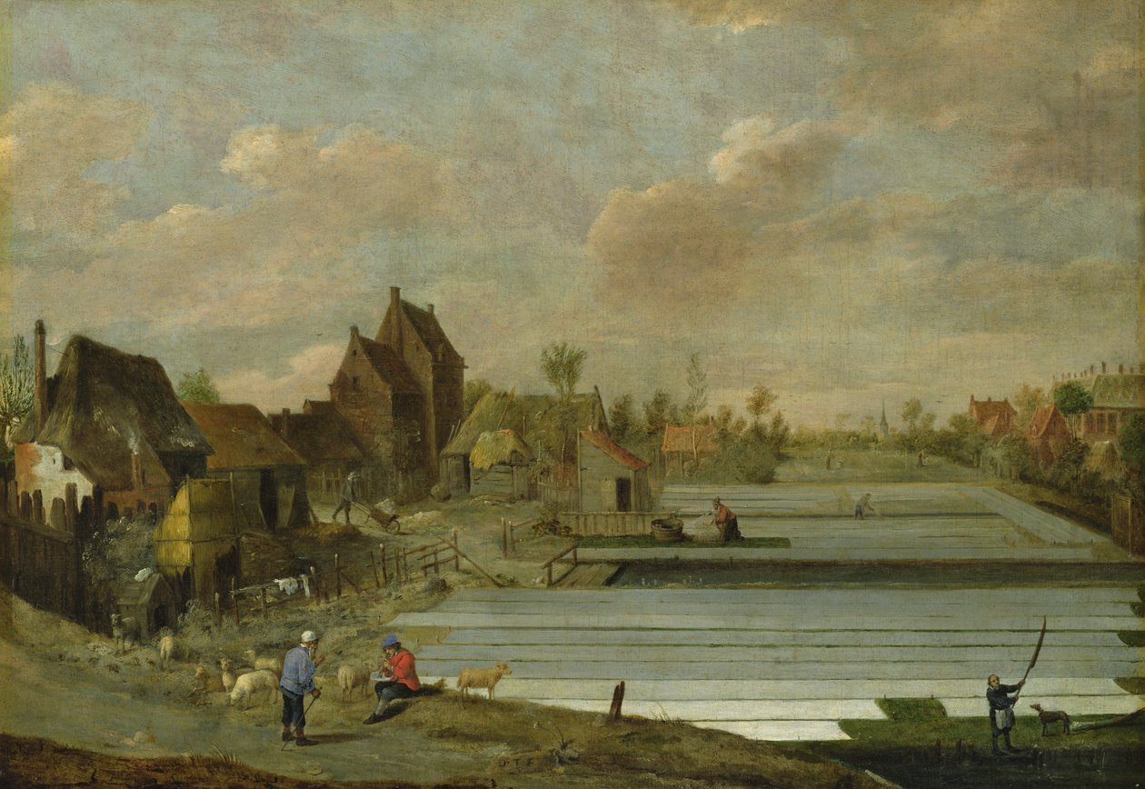 La candeggiatura da David Teniers the Younger