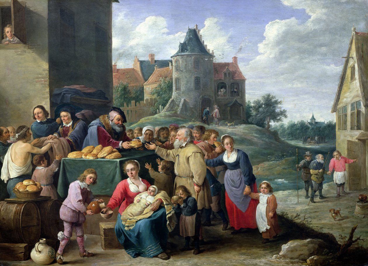 Le Sette Opere di Misericordia da David Teniers the Younger