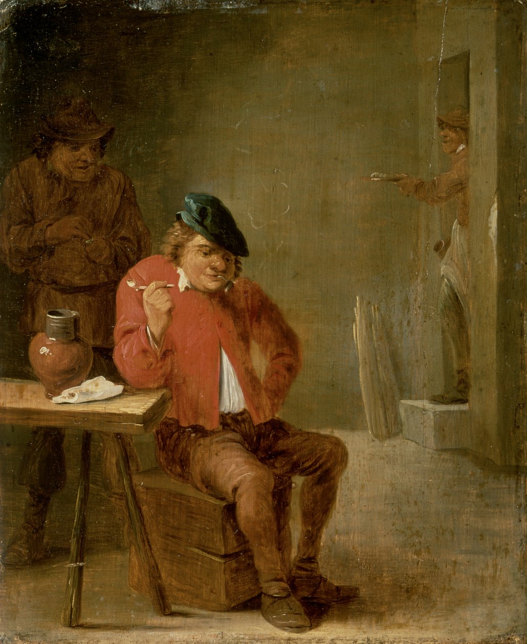 Il fumatore da David Teniers the Younger