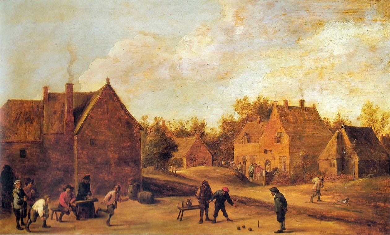 Scena di villaggio da David Teniers the Younger