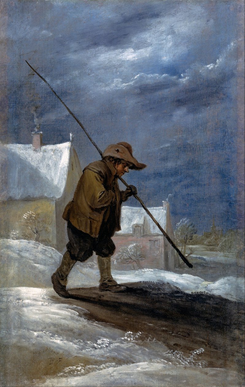 Inverno da David Teniers the Younger