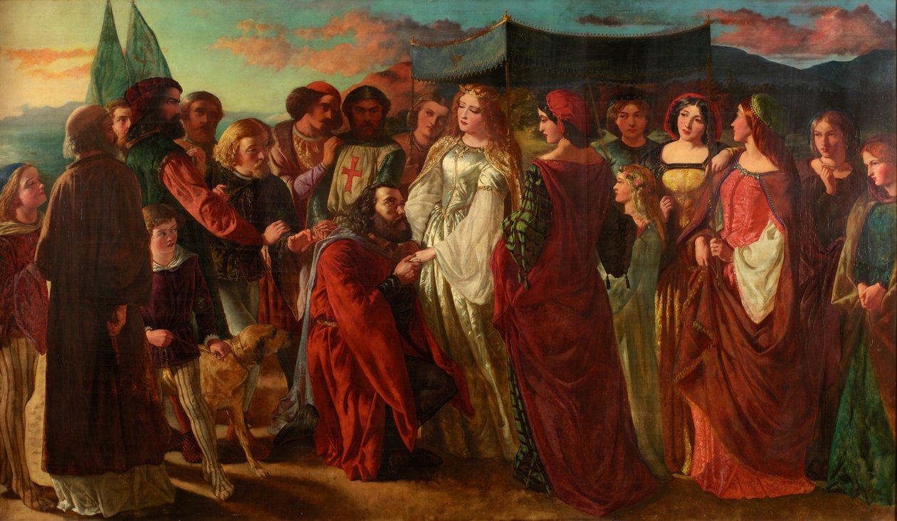 Il cavaliere della dama da David Wilkie