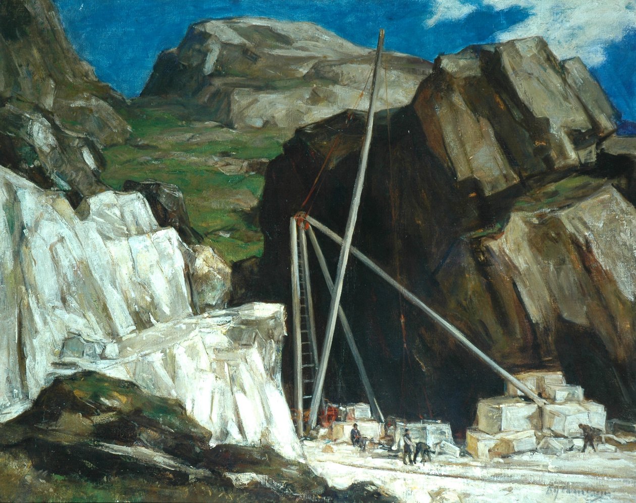 La cava di marmo, Iona da David Young Cameron