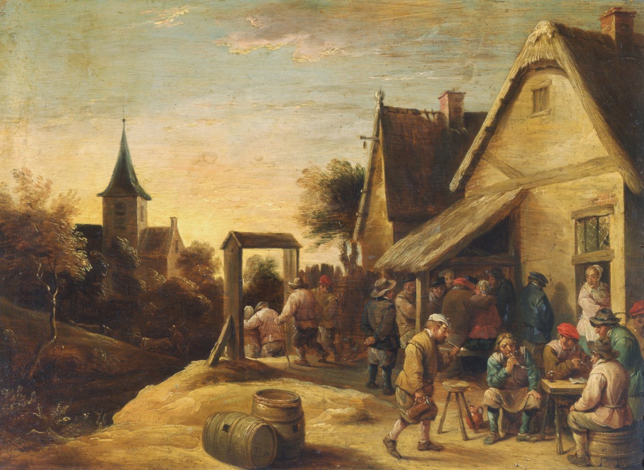 Taverna in campagna da David Teniers the Younger