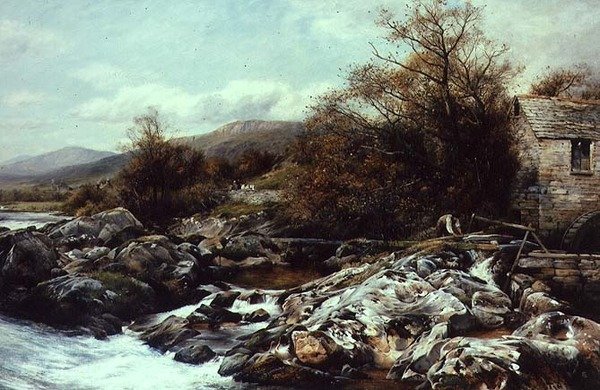 Un Mulino, Galles del Nord da David Bates