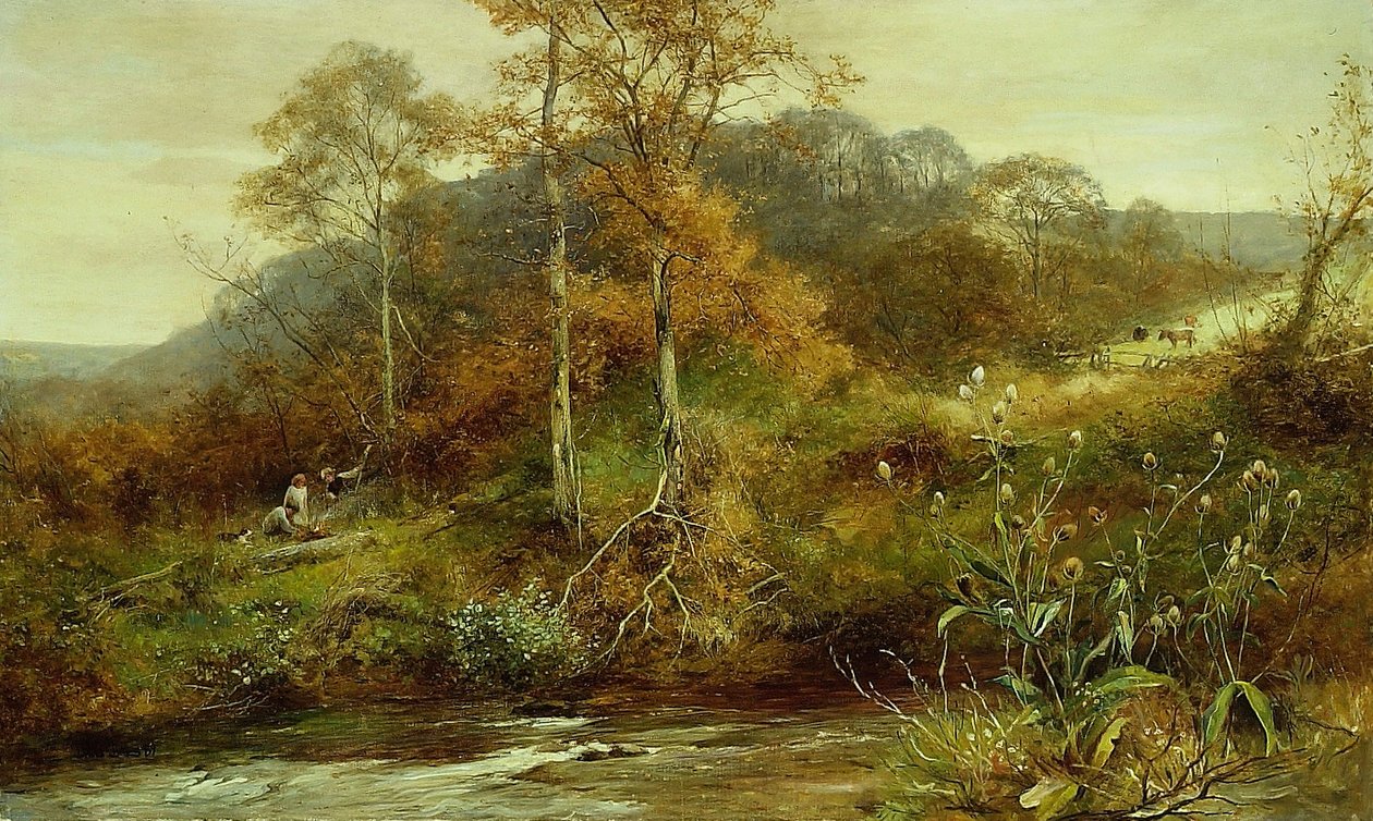 Scena Fluviale Autunnale, Il Ruscello da David Bates