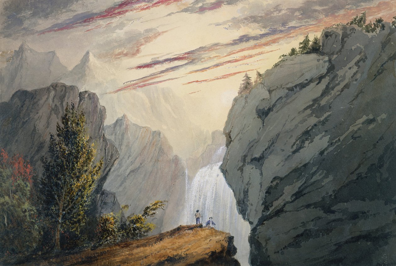 Alla cascata, ca. 1850 da David Claypoole Johnston