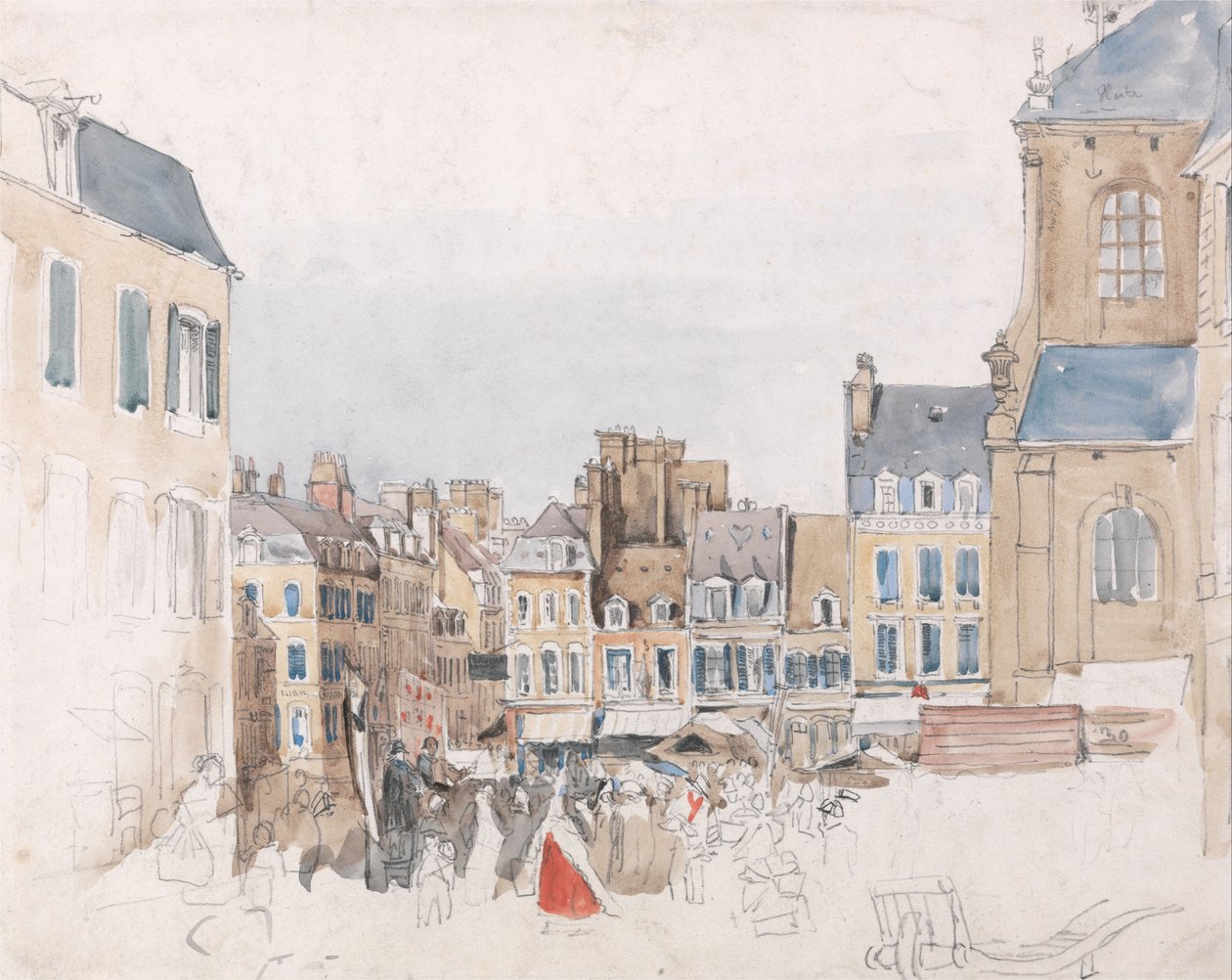 Un mercato francese da David Cox