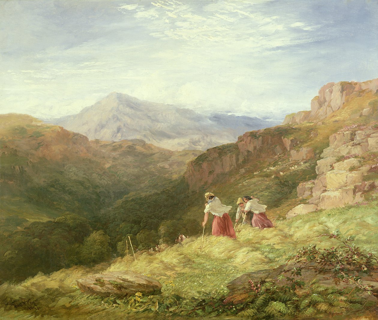 Fienagione, Snowdon, 1847 da David Cox