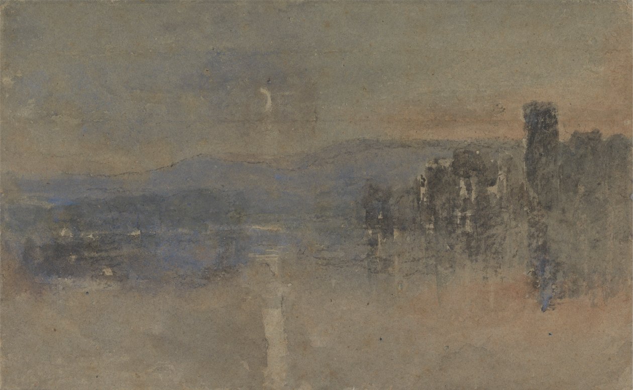 Paesaggio al Chiaro di Luna da David Cox
