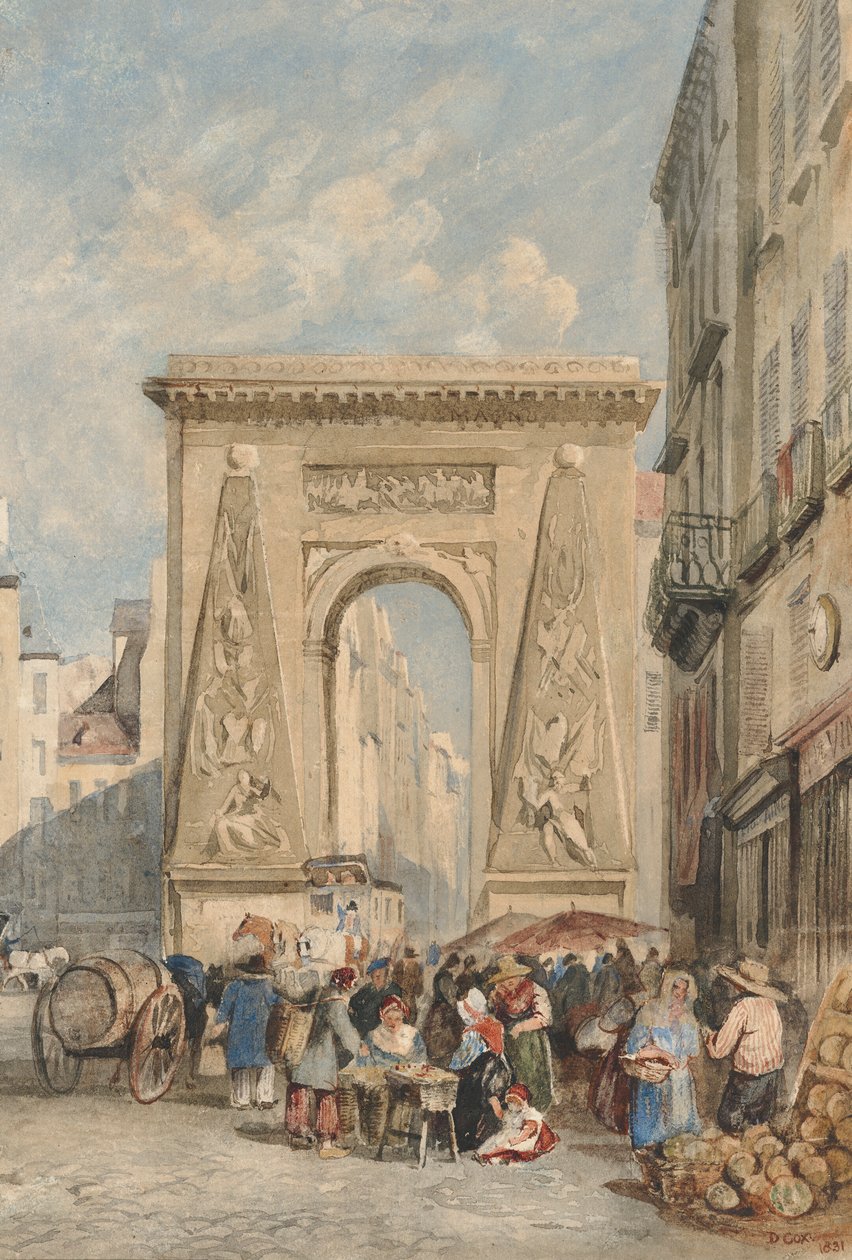 Porte Saint Denis, Parigi da David Cox