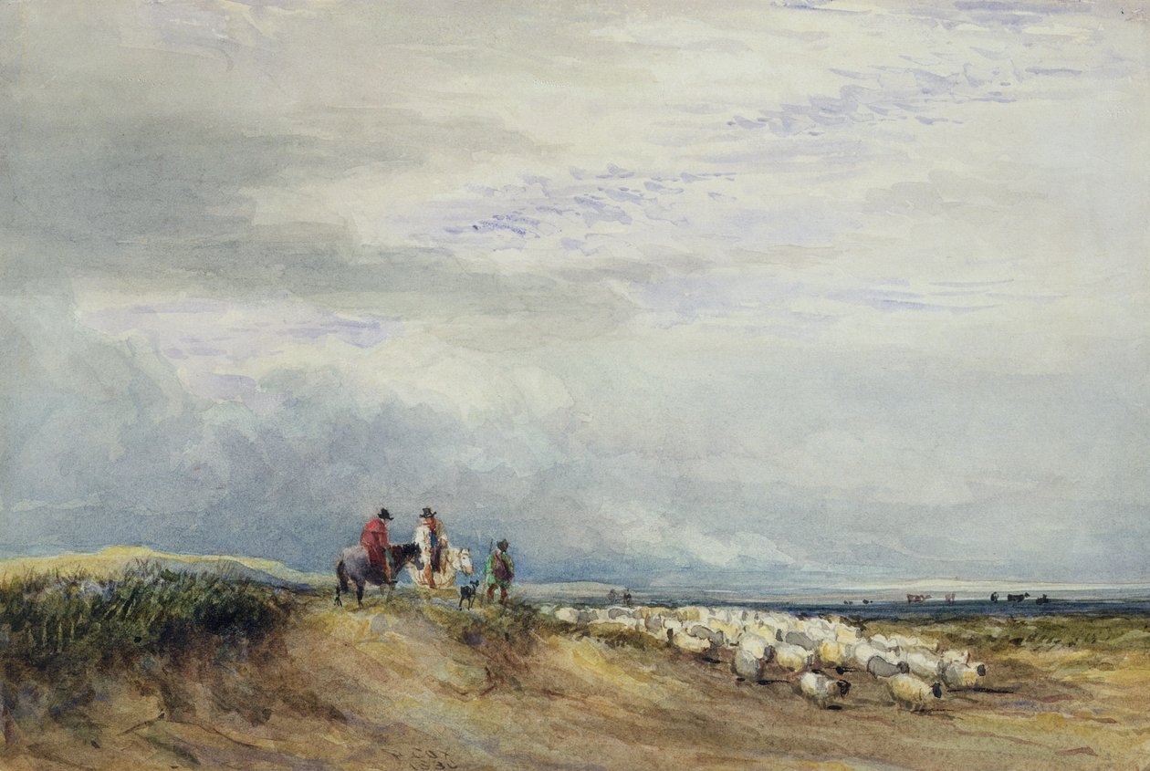 Cavalieri a Ulverstone da David Cox