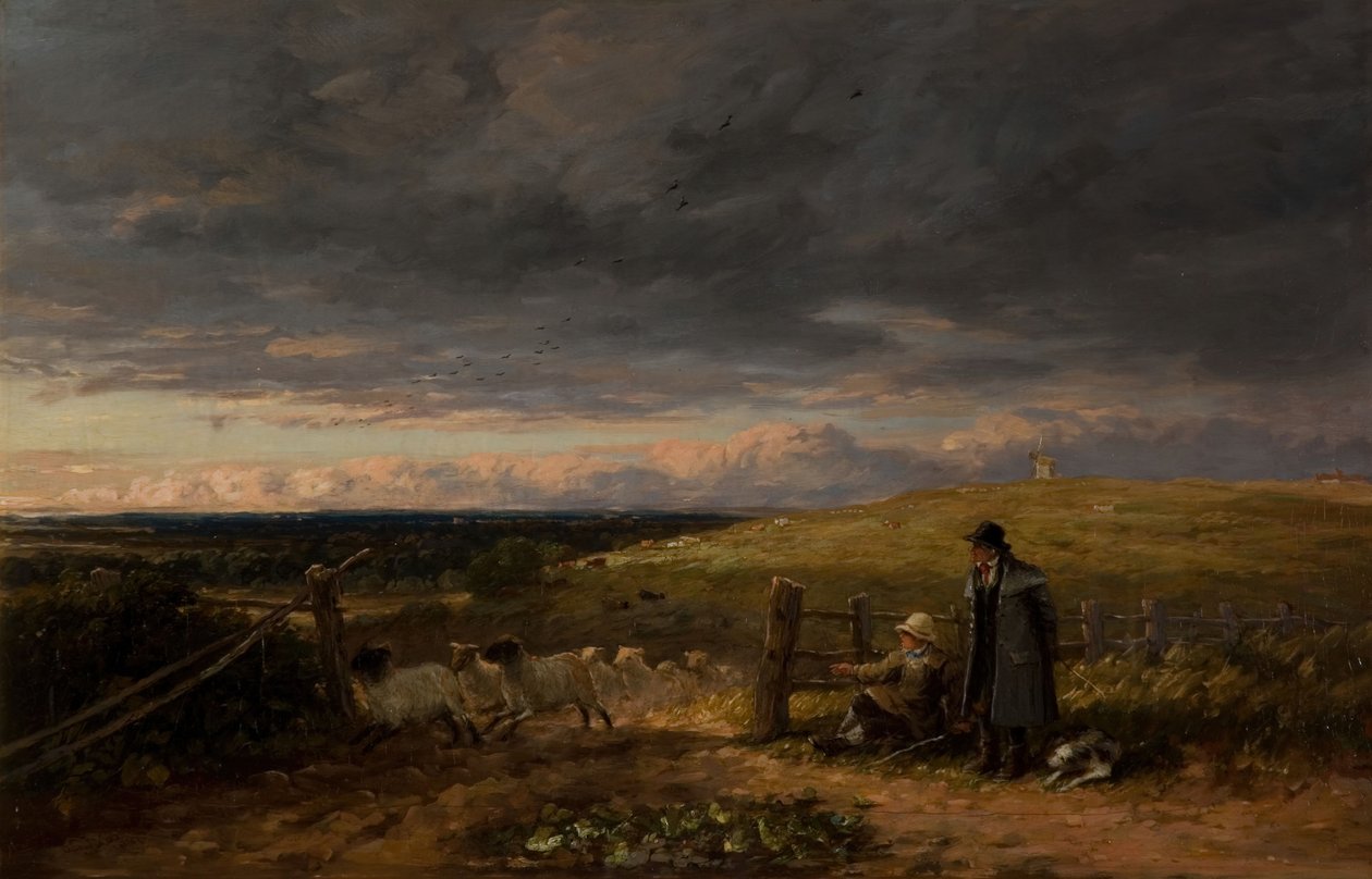 Cambiando pascolo da David Cox the elder