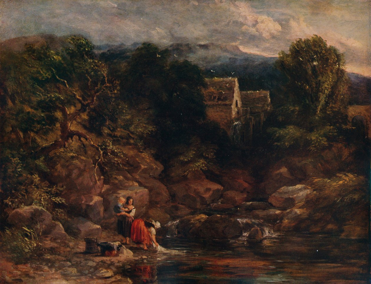 Mulino di Pandy, 1843 da David Cox the elder