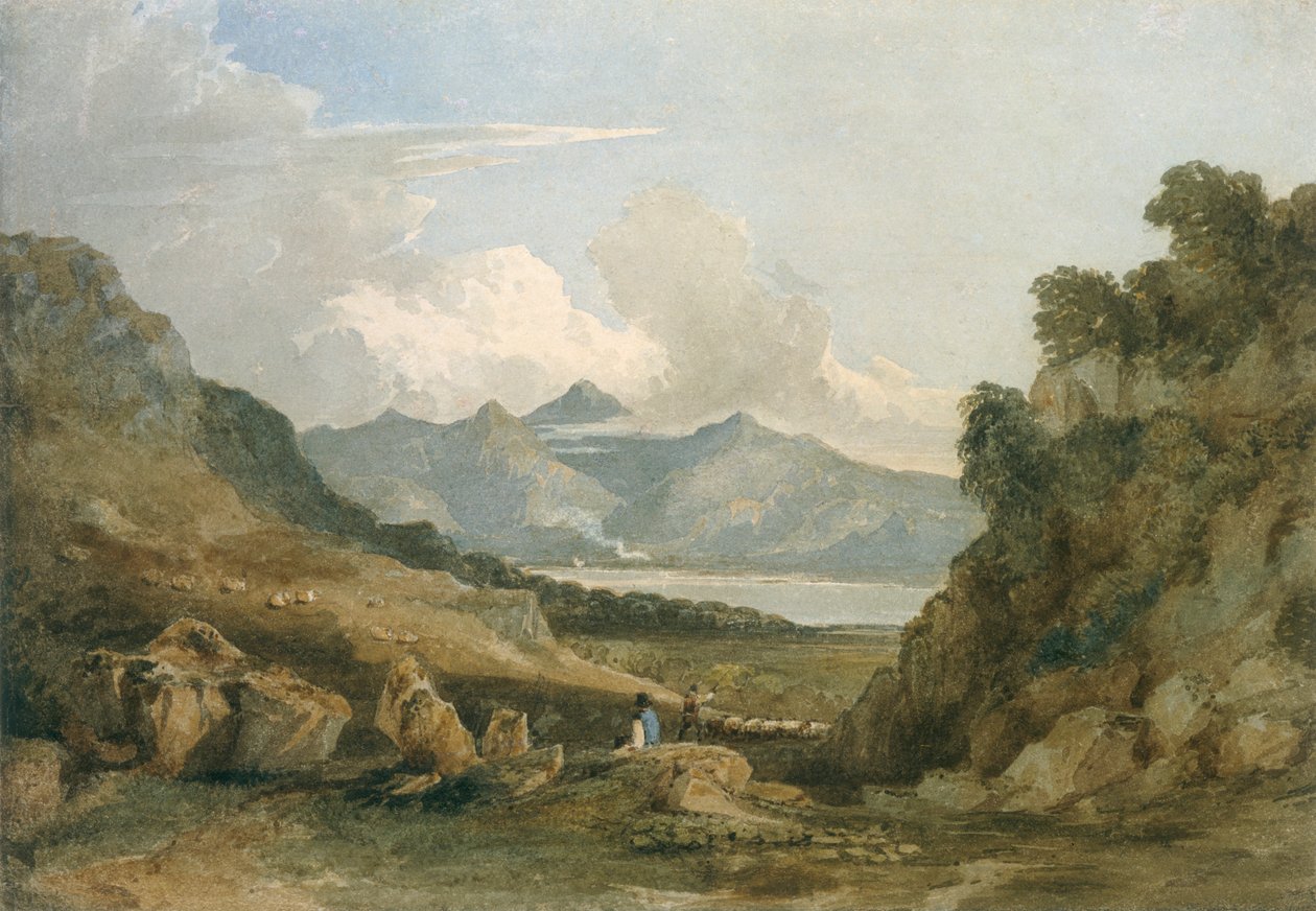 Snowdon, c. 1810 da David Cox the elder