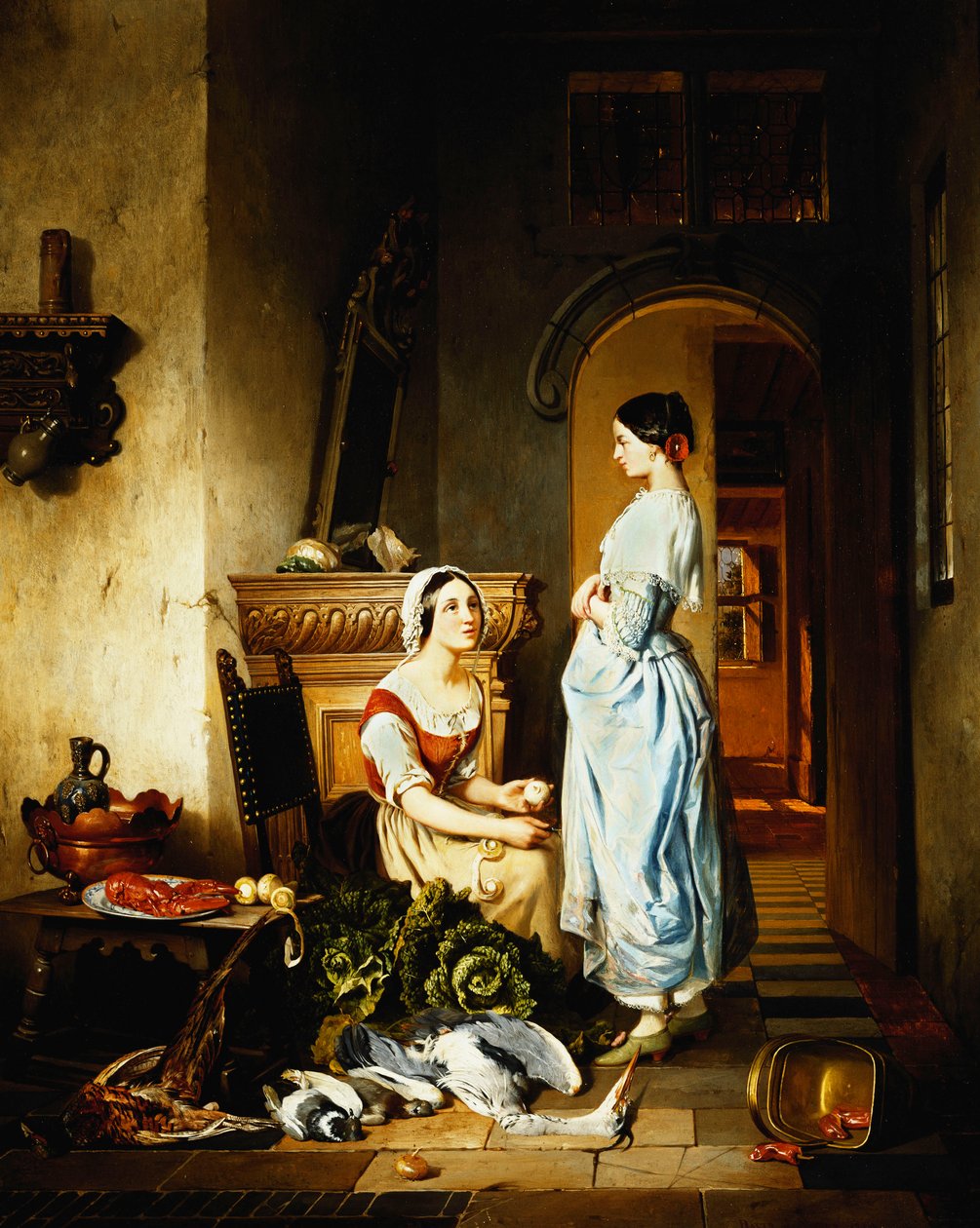Preparare il pasto da David Emil Joseph de Noter