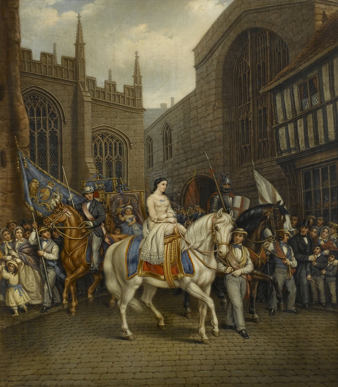 Processione di Lady Godiva, Coventry, 1867 da David Gee