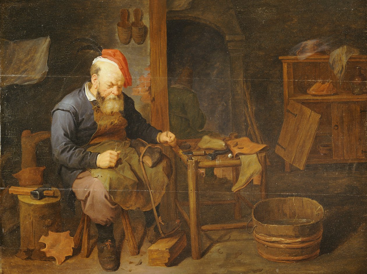 Un calzolaio da David III Ryckaert