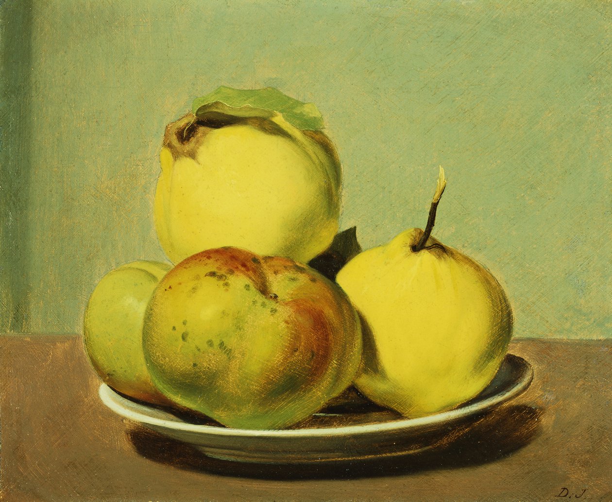 Piatto di mele e cotogne da David Johnson