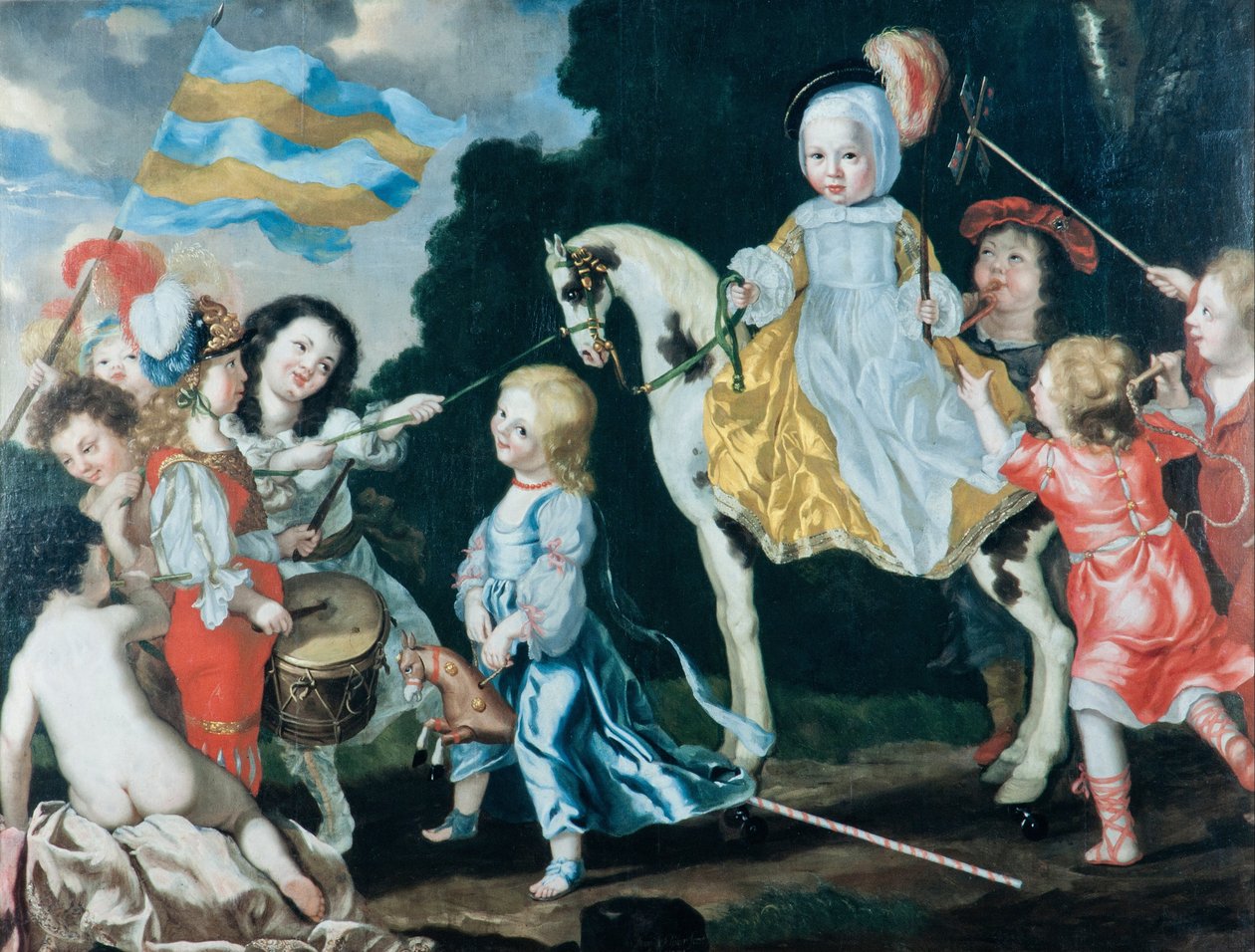 I bambini di Carl Gustav Wrangel da David Klöcker Ehrenstrahl