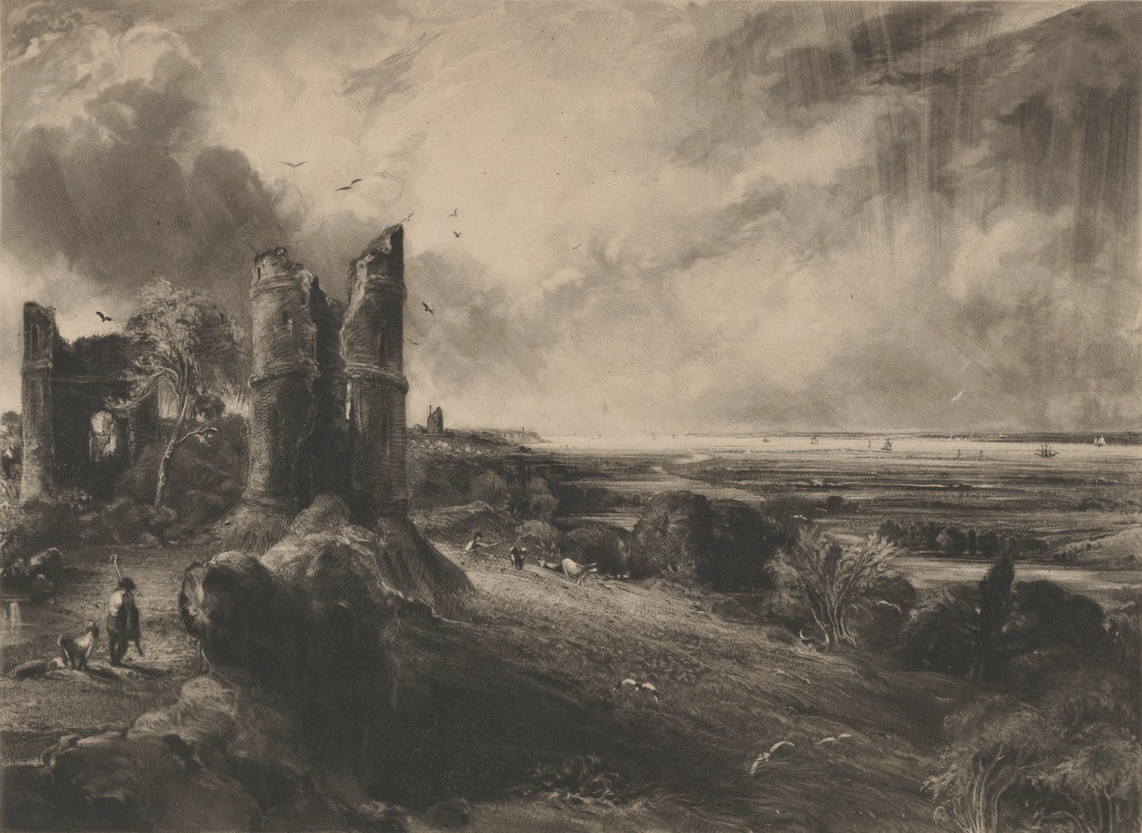 Hadleigh Castle: Grande Piatto da David Lucas