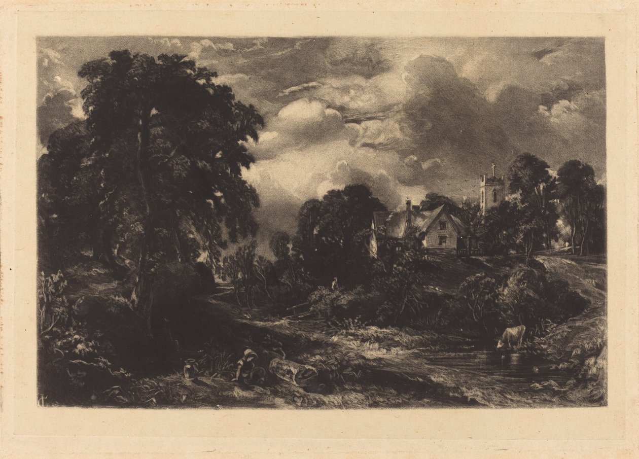 Fattoria Glebe (b) da David Lucas after John Constable