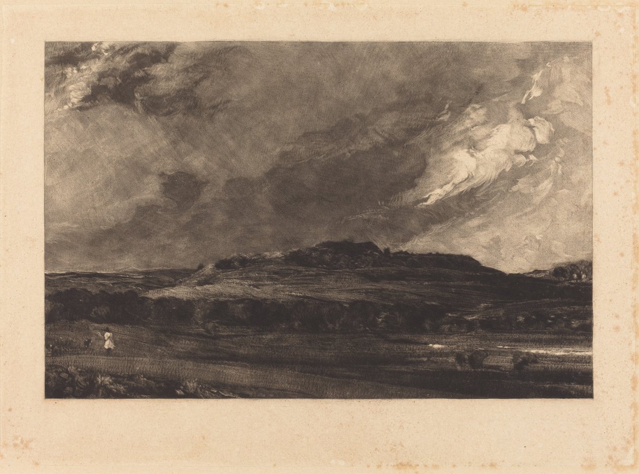 Old Sarum da David Lucas after John Constable