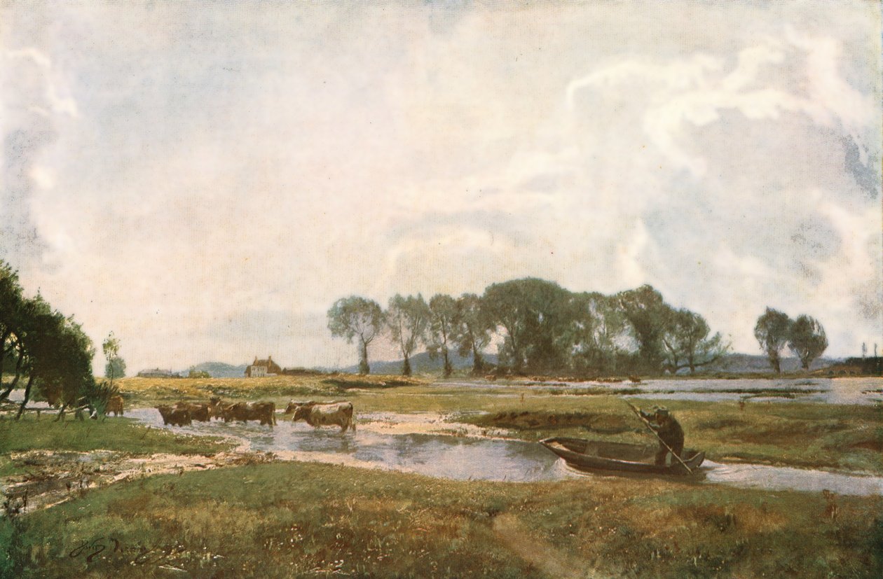 Guidare le Mucche, Hampshire, 1892 da David Murray