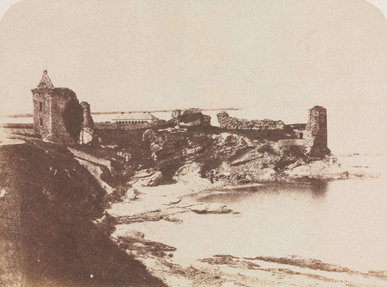 Castello di St. Andrews, da sud-est da David Octavius Hill