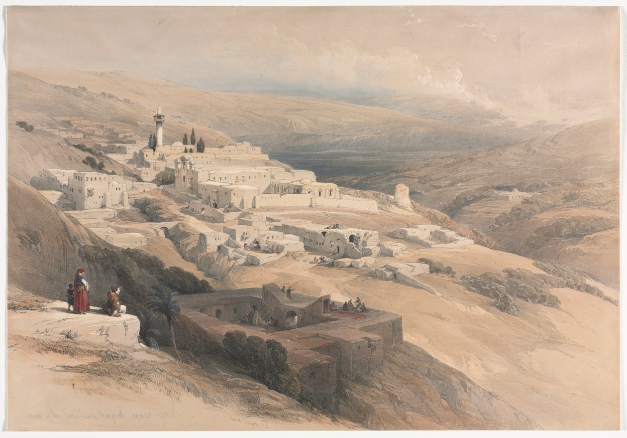 Convento della Terra Santa, Nazareth da David Roberts