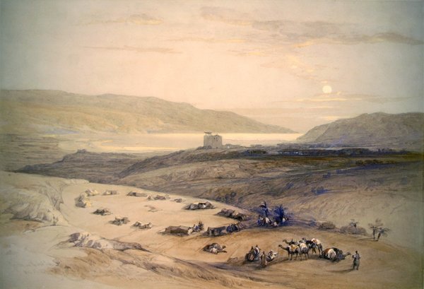 Gerico e il Mar Morto da David Roberts