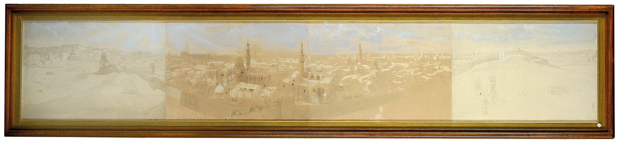 Panorama del Cairo da David Roberts
