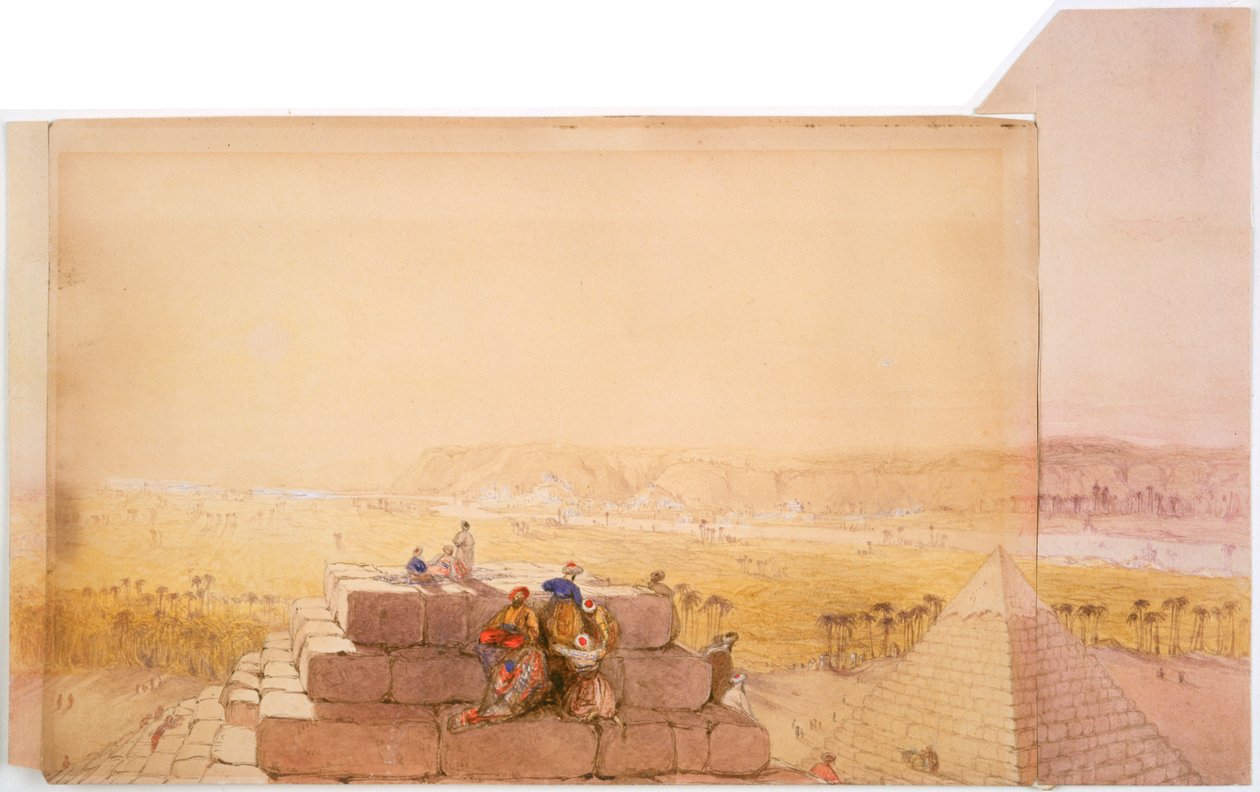Piramidi, XIX secolo da David Roberts