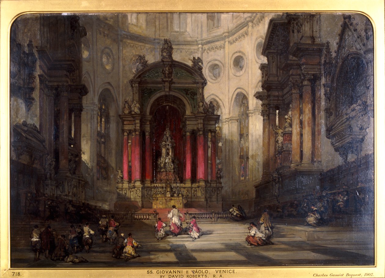 SS Giovanni e Paolo, Venezia da David Roberts