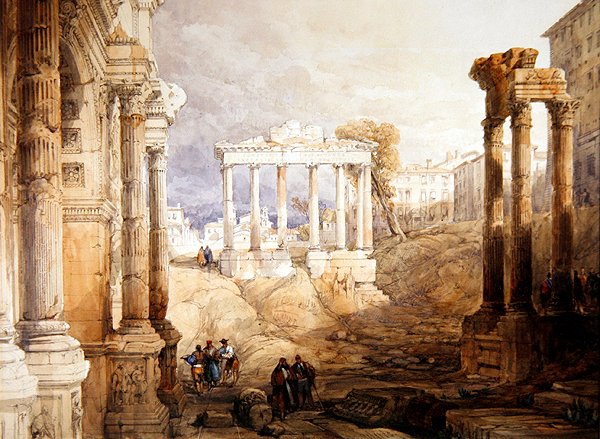 Il Foro, Roma da David Roberts