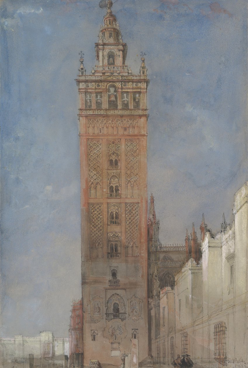 La Giralda, Siviglia, 1833 da David Roberts